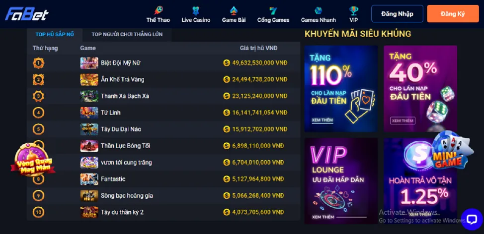 Poker đổi thưởng mcw18